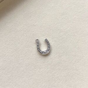 Silver Horseshoe Charm